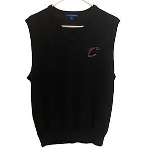 Cleveland Cavaliers Mens Size Large Sweater Vest Sleeveless Pullover Preppy